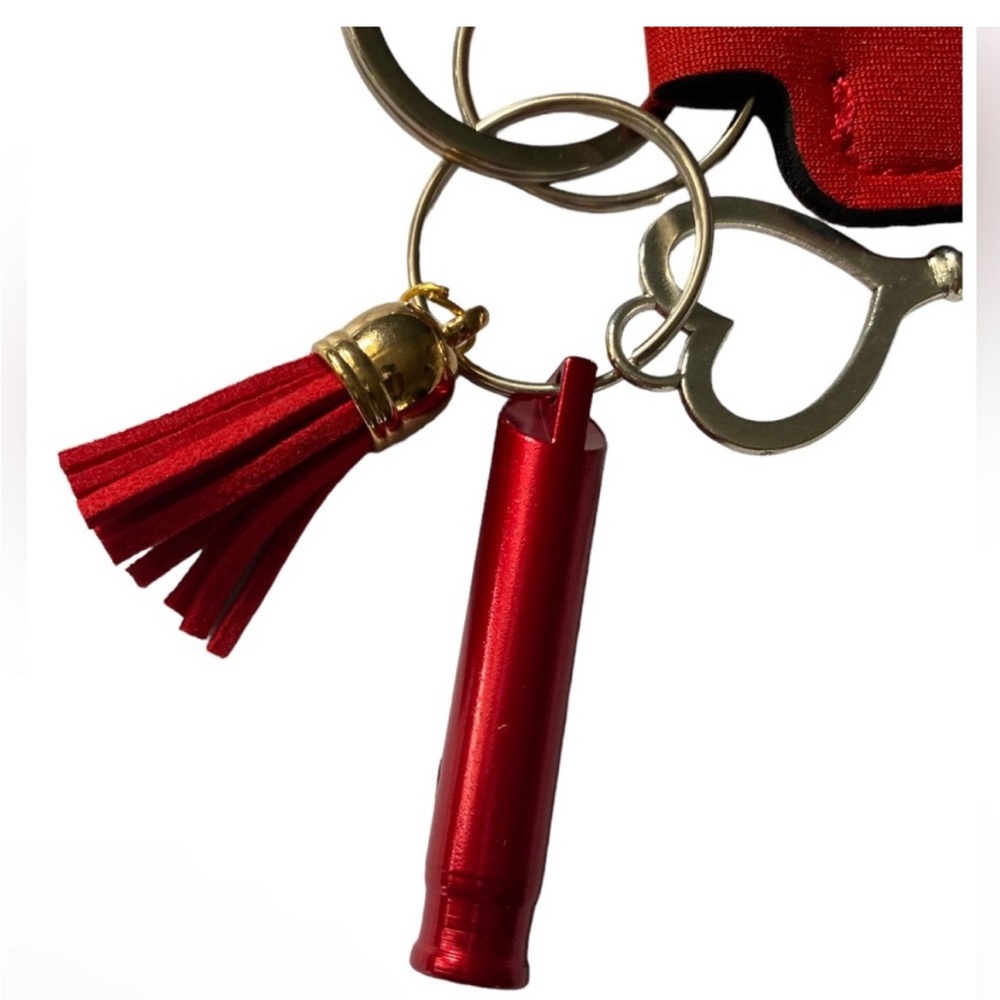 RED Multifunctional Bag Charm or Key Chain. - Picture 3 of 4